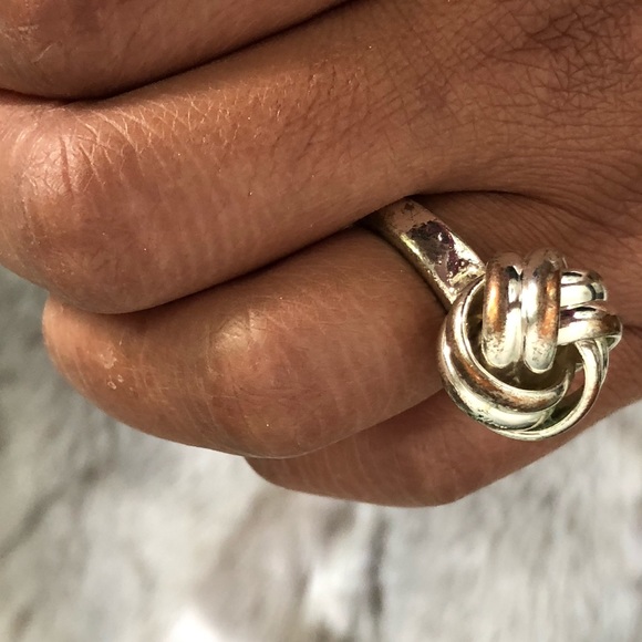 🔴 Vintage BOHO Chunky Lovers Knot Ring - Picture 9 of 11